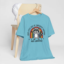 Load image into Gallery viewer, Your Little Ray Of Sarcastic Sunshine Racoon Tee Shirt