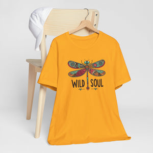 Wild Soul Dragonfly Boho Tee Shirt