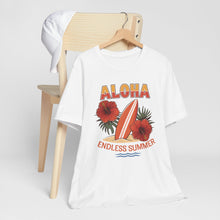 Load image into Gallery viewer, Aloha Endless Summer Surfboard Tee Shirt