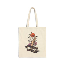 Load image into Gallery viewer, Spooky Season Quote Graphics Halloween Canvas Tote Bag