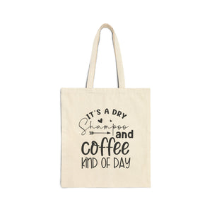 Dry Shampoo And Coffee Typography Quote Tote Bag