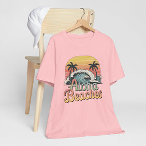 Aloha Beaches Ocean Wave Tee Shirt