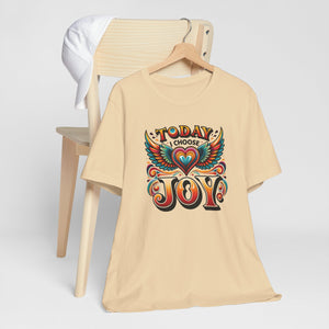 Today I Choose Joy Flying Heart Tee Shirt