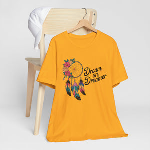 Dream On Dreamer Boho Hippie Dreamcatcher Tee Shirt