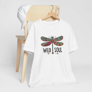 Wild Soul Dragonfly Boho Tee Shirt