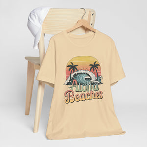 Aloha Beaches Ocean Wave Tee Shirt