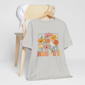 Mom Life Soft Floral Tee Shirt