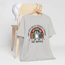 Load image into Gallery viewer, Your Little Ray Of Sarcastic Sunshine Racoon Tee Shirt