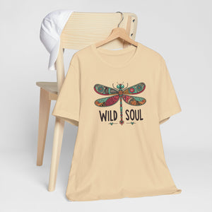 Wild Soul Dragonfly Boho Tee Shirt