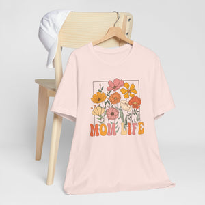 Mom Life Soft Floral Tee Shirt