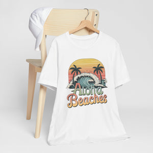 Aloha Beaches Ocean Wave Tee Shirt