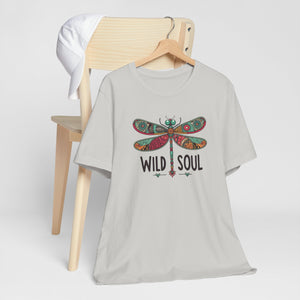 Wild Soul Dragonfly Boho Tee Shirt