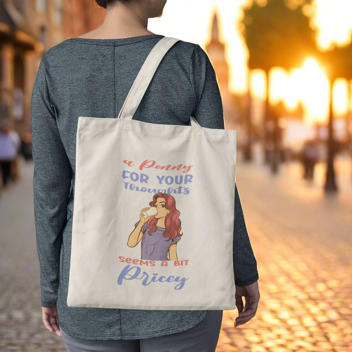 Sarcastic Lady Insult Canvas Tote Bag