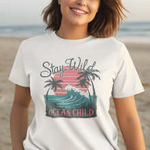 Load image into Gallery viewer, Stay Wild Ocean Child Tee Shirt For Beach Lovers