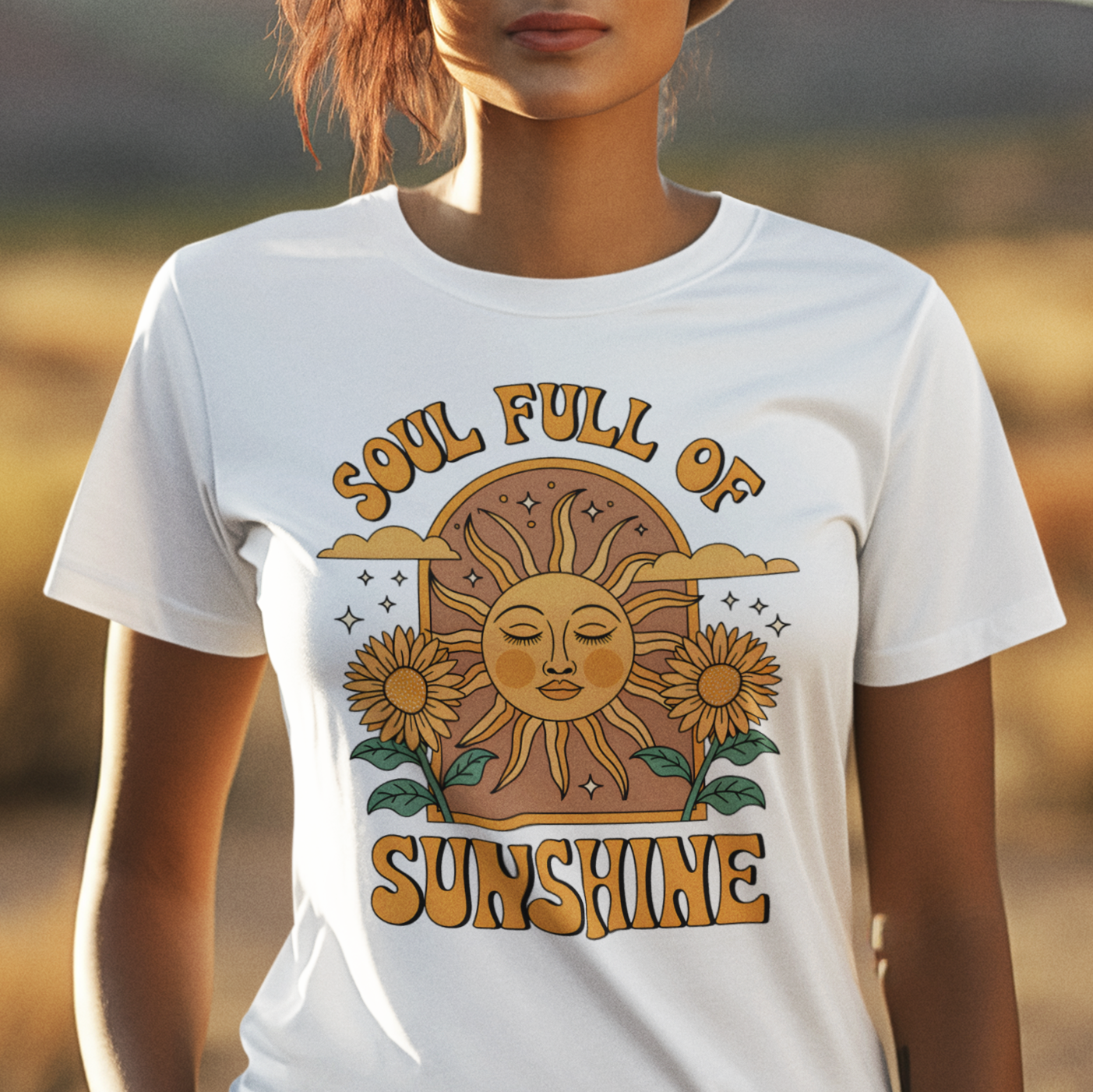 Soul Full Of Sunshine Retro Sundaze Tee Shirt