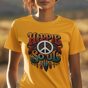 Hippie Soul Retro Peace Tee Shirt